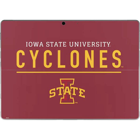 Iowa State University Athletic Text Surface Pro 8 Skin